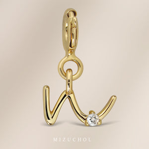 Chapter Pendant - Gold (A-Z)