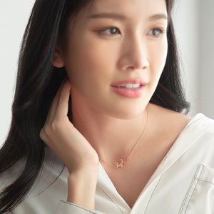 Yours Necklace - 18K Pink Gold