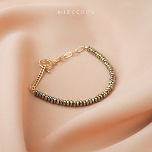 Spell of Pyrite Bracelet - กำไลหินไพไรต์ หินเรียกเงินเรียกทอง