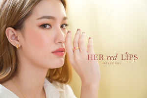Her Red Lips Ring - Ruby