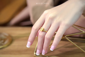 Golden Champagne Ring