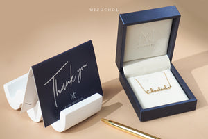 Yours Necklace - 9K Gold
