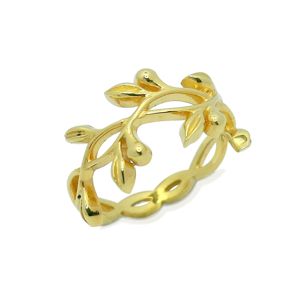 
            
                Load image into Gallery viewer, Olive Wreath Ring (G)
            
        