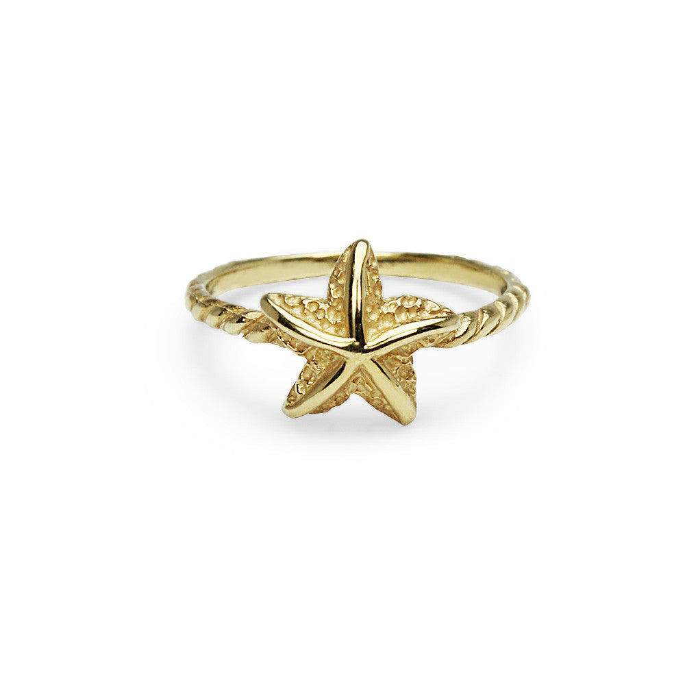 Sky and Sea Stack Ring - Gold