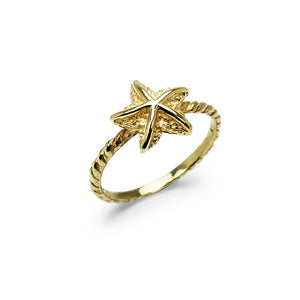 Sky and Sea Stack Ring - Gold