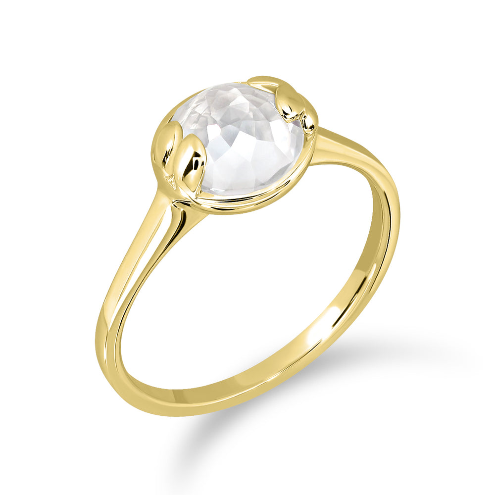 แหวนพลอยประจำวันเกิด (พฤหัส) | Lucky Me White Topaz Ring