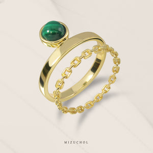 Evergreen Stacking Ring (G)