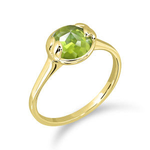 แหวนพลอยประจำวันเกิด เสริมการเงิน Friday| Lucky Me Peridot Ring