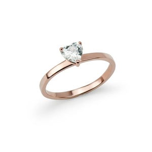 Mini Heart Couple Ring - Female (PK)