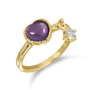 Darling Ring (Gold) Fri - Amethyst