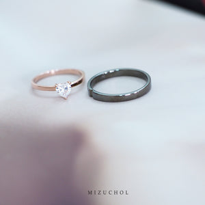 Mini Heart Couple Ring - Male (BRD)