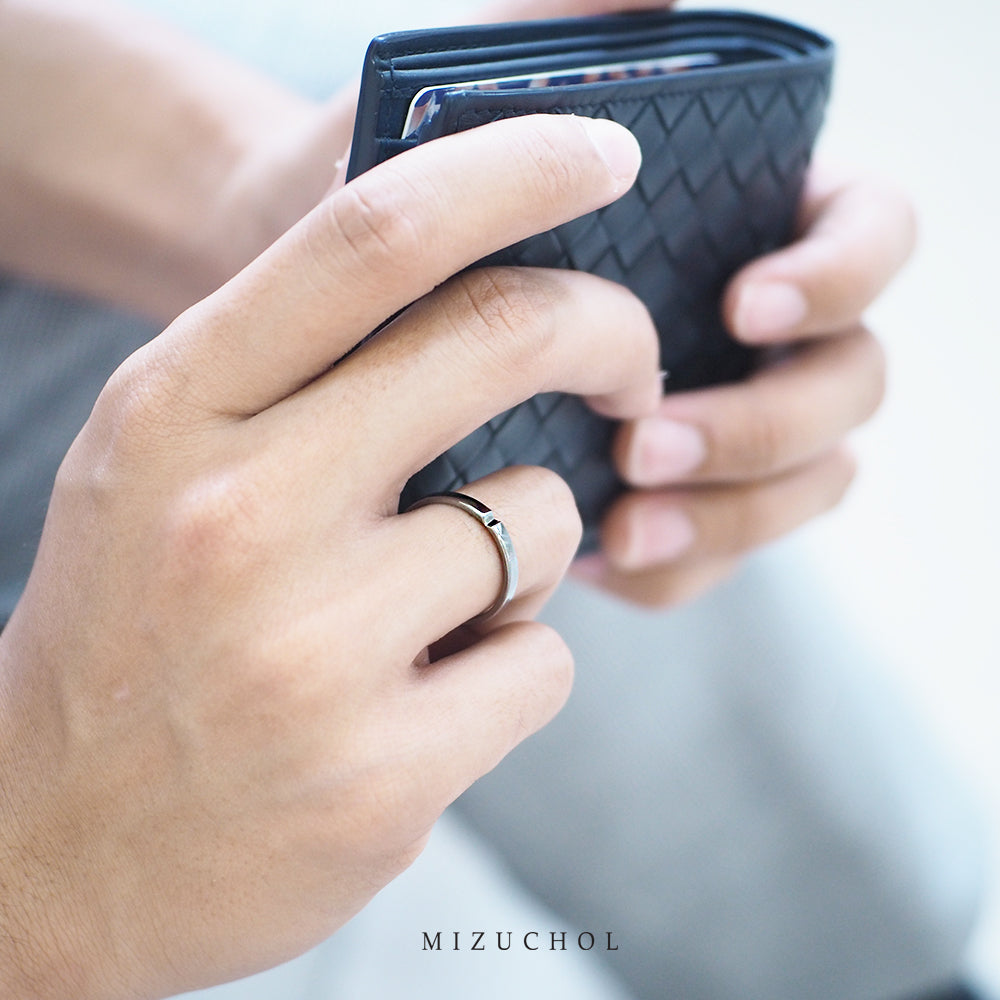 Mini Heart Couple Ring - Male (RD)