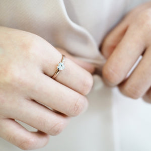 Mini Heart Couple Ring - Female (PK)