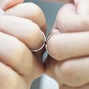Mini Heart Couple Ring - Female (PK)