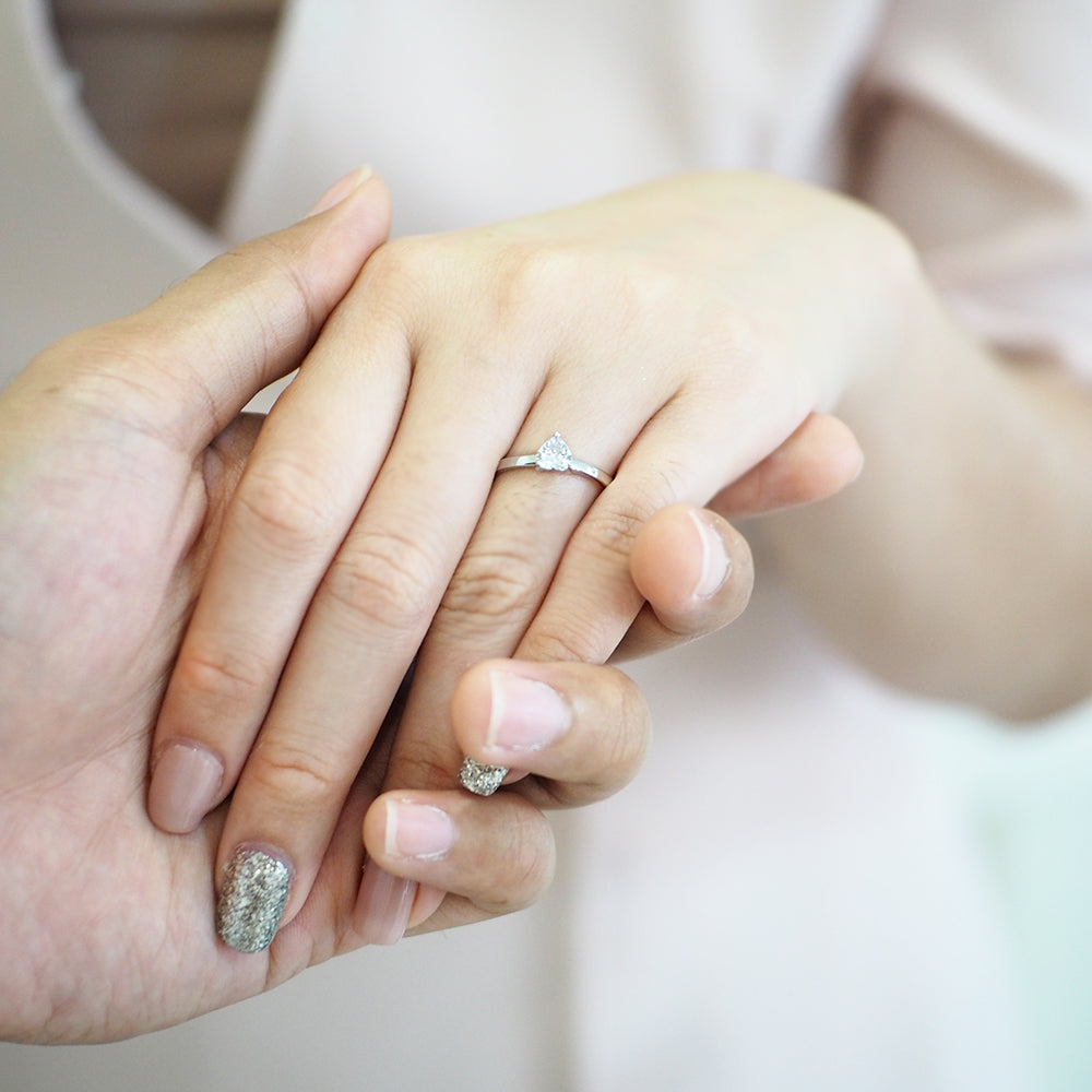 Mini Heart Couple Ring - Female (PK)
