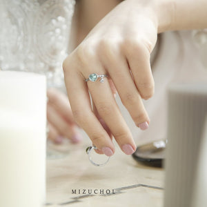 Darling Ring (RD) Sat - Blue Topaz