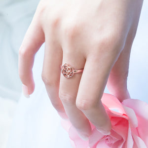 Elegant Shadow Ring (Rose Gold)