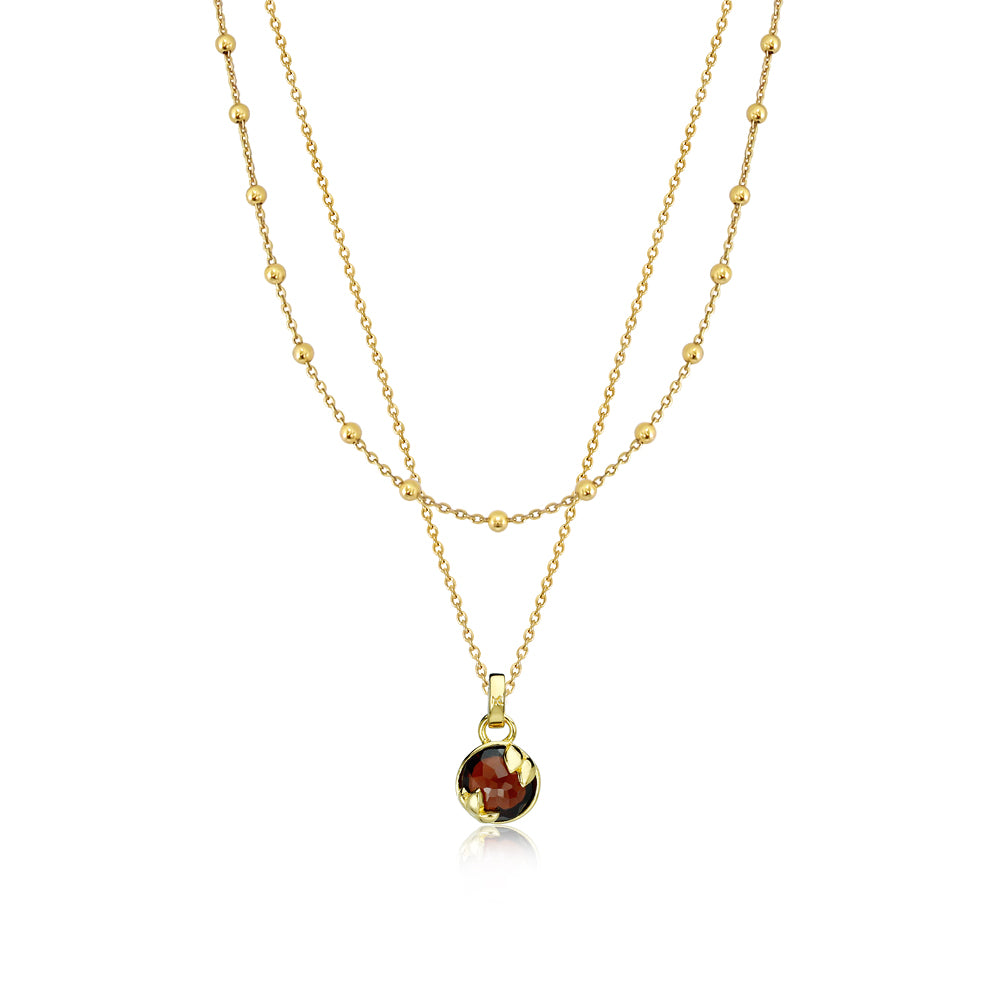 
            
                Load image into Gallery viewer, Lucky Me Double Layer Necklace - G (Sat)
            
        