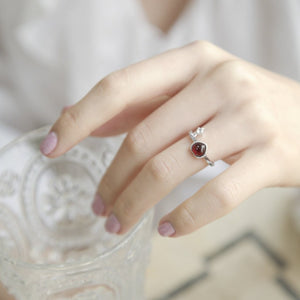 Darling Ring (RD) Thurs - Red Garnet