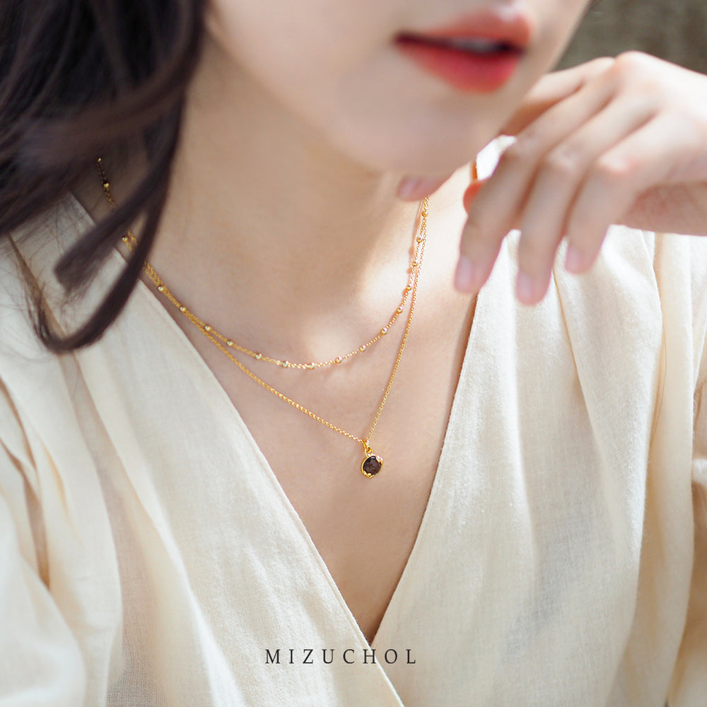Lucky Me Double Layer Necklace - G (Sun)