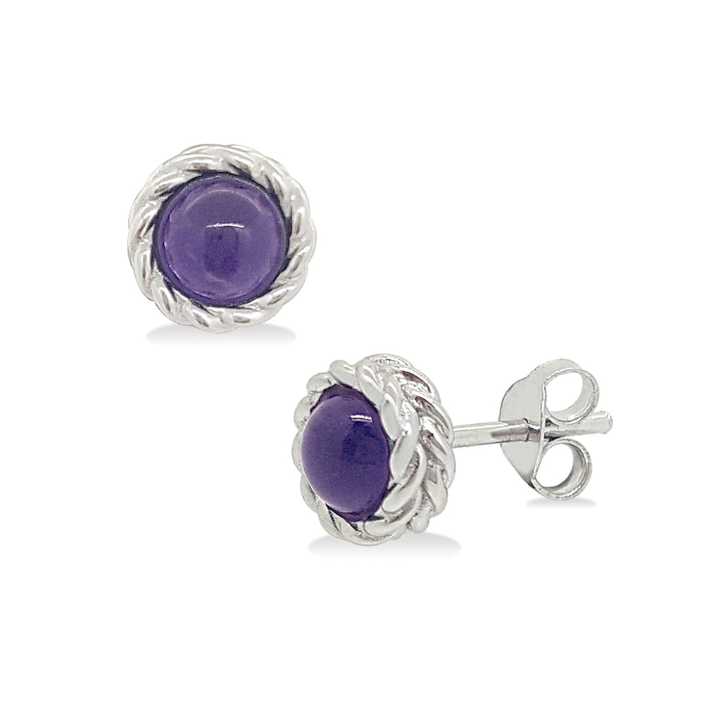 
            
                Load image into Gallery viewer, Bubbly Dream Earrings - w/ purple Amethyst
            
        