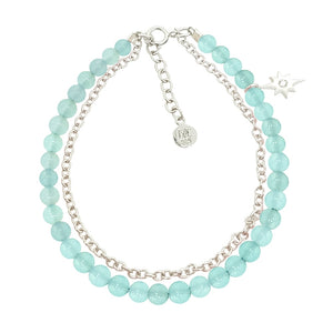 Bubbly Dream Bracelet - Blue Chalcedony