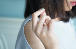 แหวนพลอยประจำวันเกิด เสริมการเงิน Thursday | Lucky Me White Topaz Ring