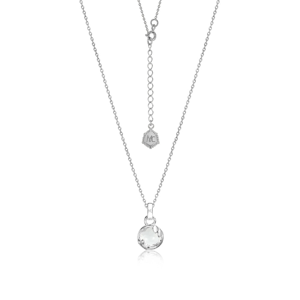 à¸ªà¸£à¹‰à¸­à¸¢à¸žà¸¥à¸­à¸¢à¸›à¸£à¸°à¸ˆà¸³à¸§à¸±à¸™à¹€à¸à¸´à¸” (à¸žà¸¤à¸«à¸±à¸ª) | Lucky Me Necklace - RD (White Topaz)